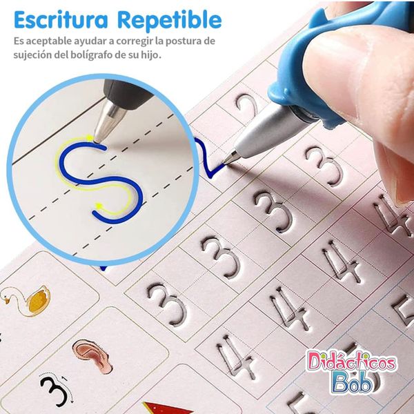 Kit Libro 4 EN 1 con Tinta Mágica 📚