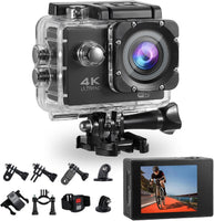 Cámara Deportiva 4K - Incluye 10 accesorios