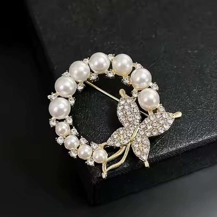 Hermoso Broche Oro "Mariposa Monarca🦋"