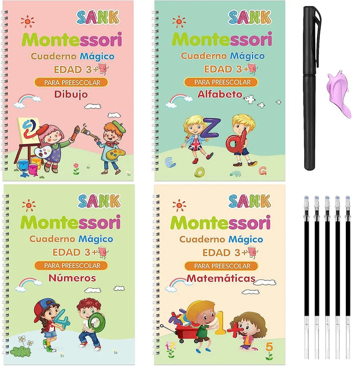 Kit Libro 4 EN 1 con Tinta Mágica 📚