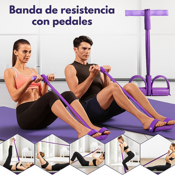 Banda elástica con pedal