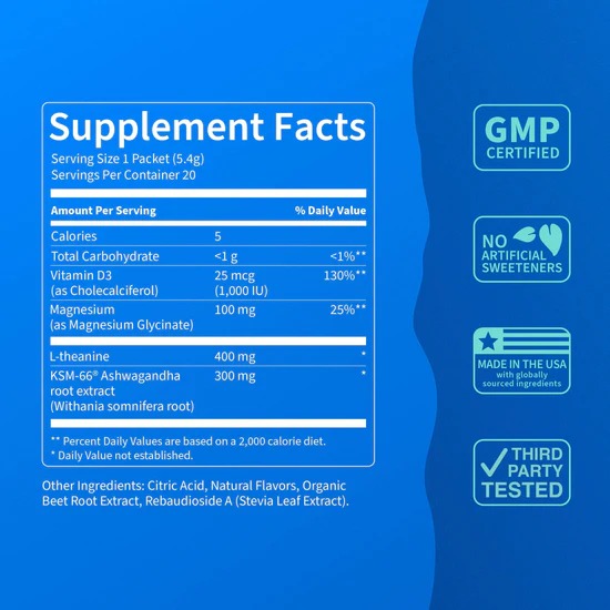 SuperCalm - Reduce estrés, cortisol y calidad de sueño