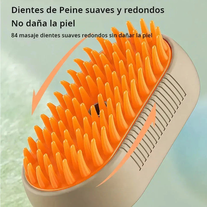 Cepillo Relajante de Vapor - Mascotas 3 en 1